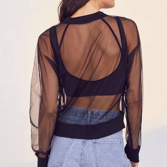Sheer Mesh Jacket - Picture 4 of 6